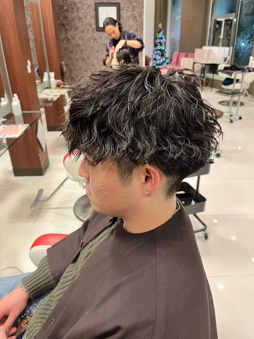 メンズカット＋パーマ10990の写真