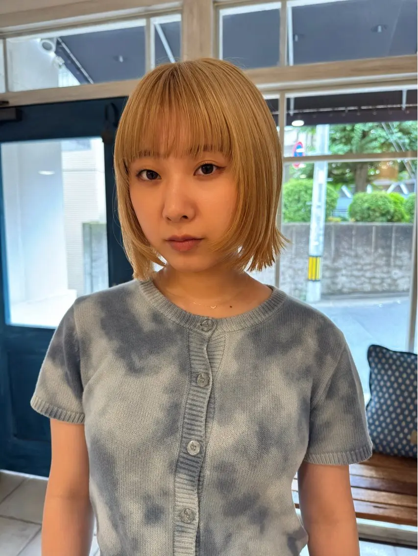 ミディアム カラー カット ヘアカラー kai🐇透明感 カラー/レイヤーのヘアスタイル