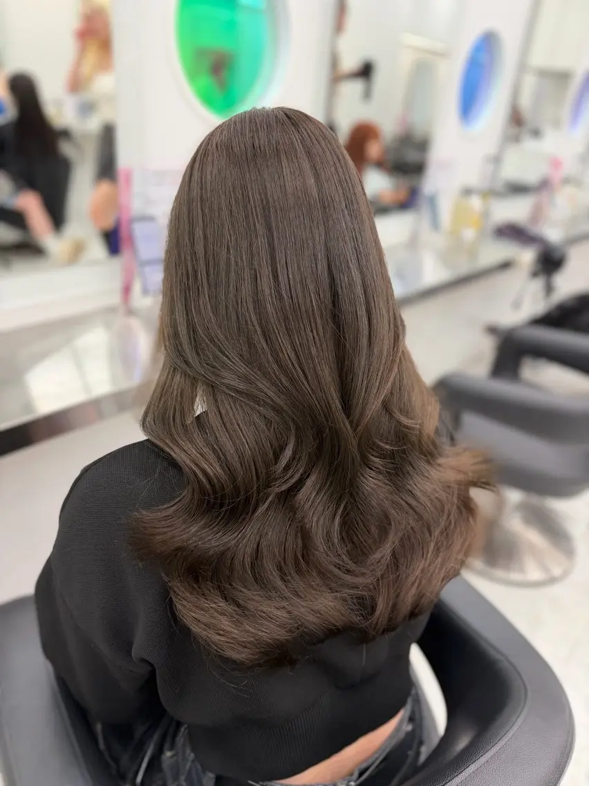 ロング カラー ヘアアレンジ カット ヘアカラー トリートメント 透明感カラー🎀艶髪 Anju/渋谷🎀のヘアスタイル