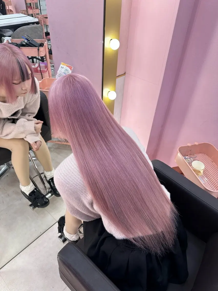 ロング カラー カット ヘアカラー トリートメント 🦋色落ちまで綺麗に 🦋KOKIのヘアスタイル