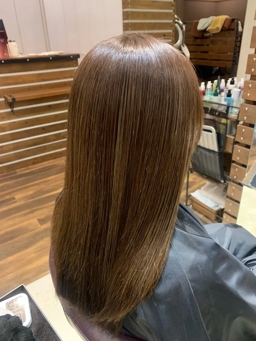 カラー ベージュカラー ブラウンカラー ブラウンベージュ ハイライトカラー イルミナカラー ヘアカラー 艶カラー 透明感カラー/叶羽のヘアスタイル