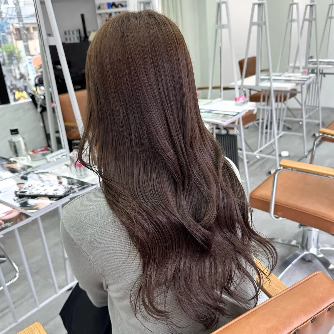 ロング カラー ヘアアレンジ ヘアカラー ブリーチなしカラー /新百合ヶ丘/安形翔のヘアスタイル