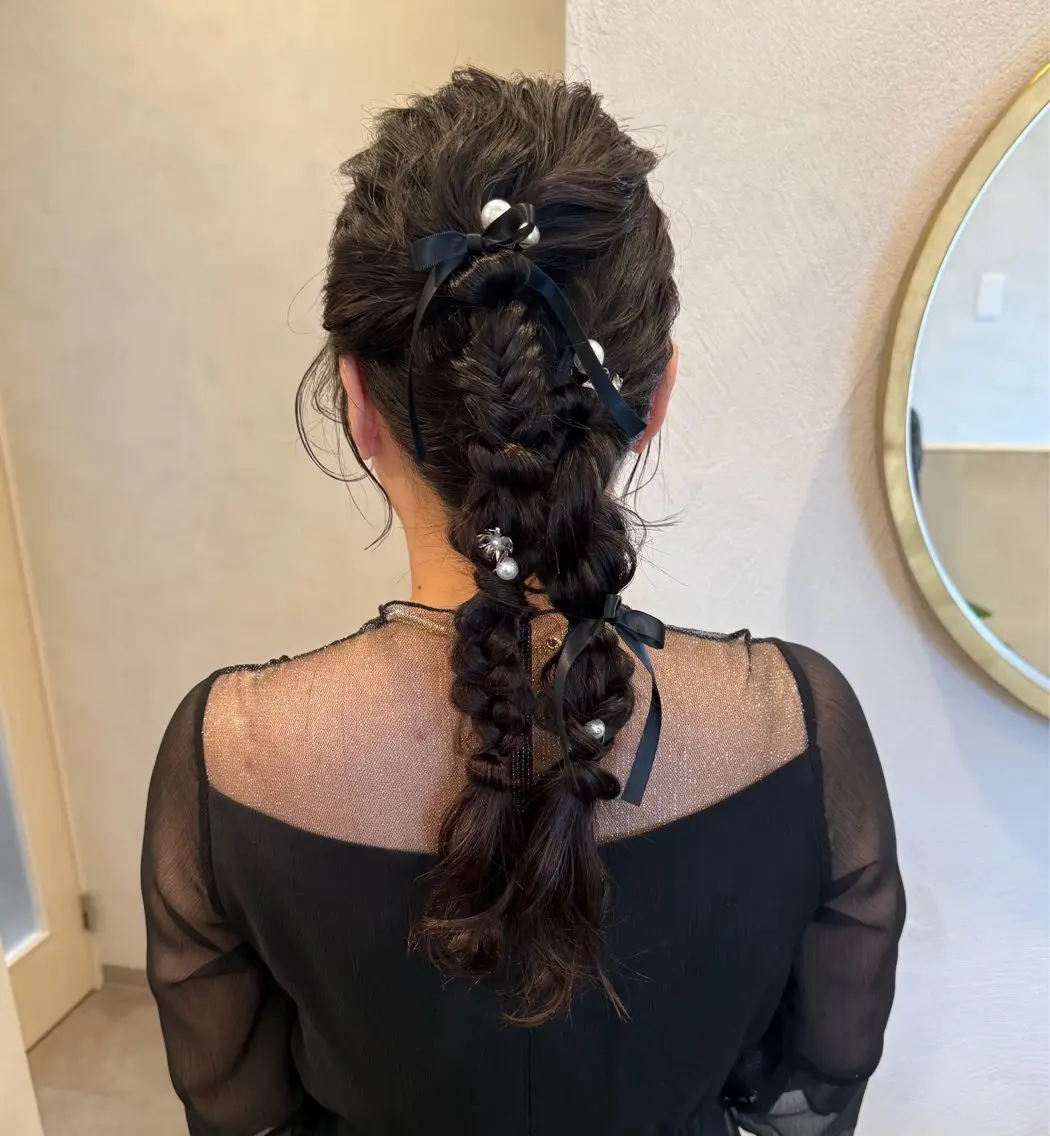 ロング ヘアアレンジ ヘアセット Lita./ HIKARI🧁🫧のヘアスタイル
