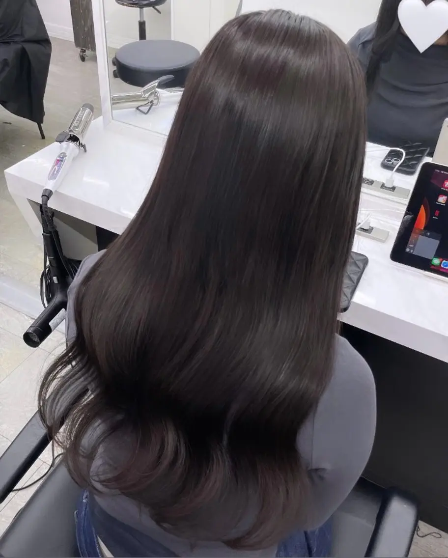 ロング カット ヘアカラー エクステ 🦋プルエクステ ARISA🦋のヘアスタイル