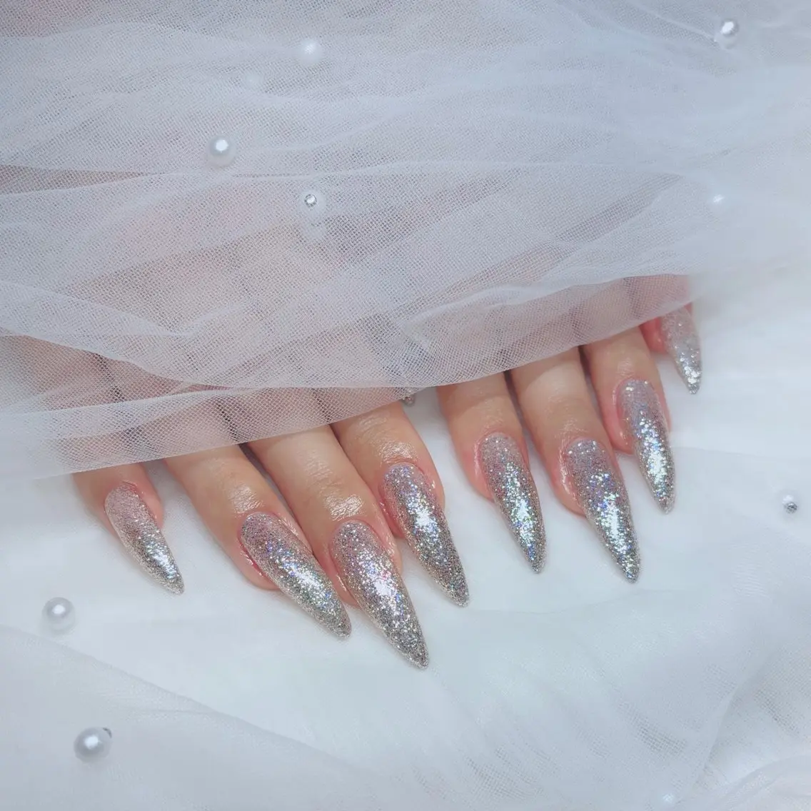 💎💫🌟チップ10本 + ワンカラーorラメグラデーション👼🏼💫💕の写真