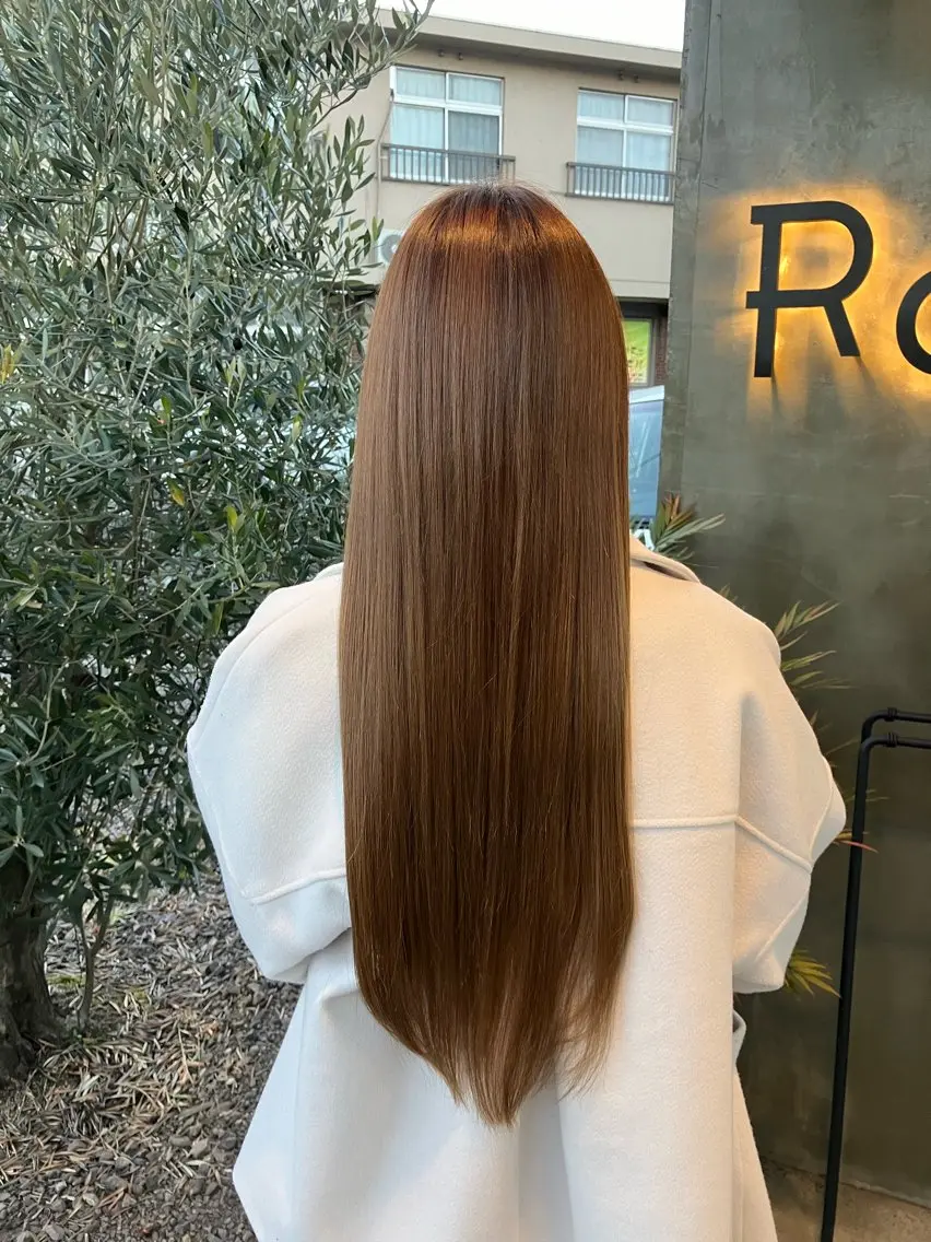 ロング カラー 【ツヤ髪特化】 スズキアキエ🫧のヘアスタイル