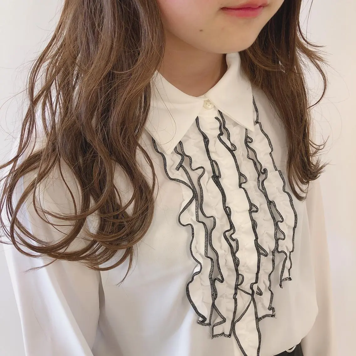 ロング シールエクステ エクステ 盛れるレイヤーカット 得意🌹井上美沙のヘアスタイル