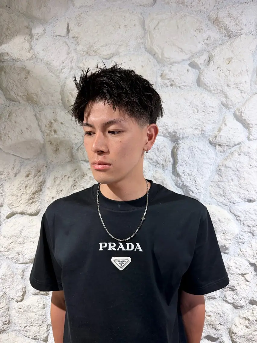 メンズ カット 松本 威武のヘアスタイル