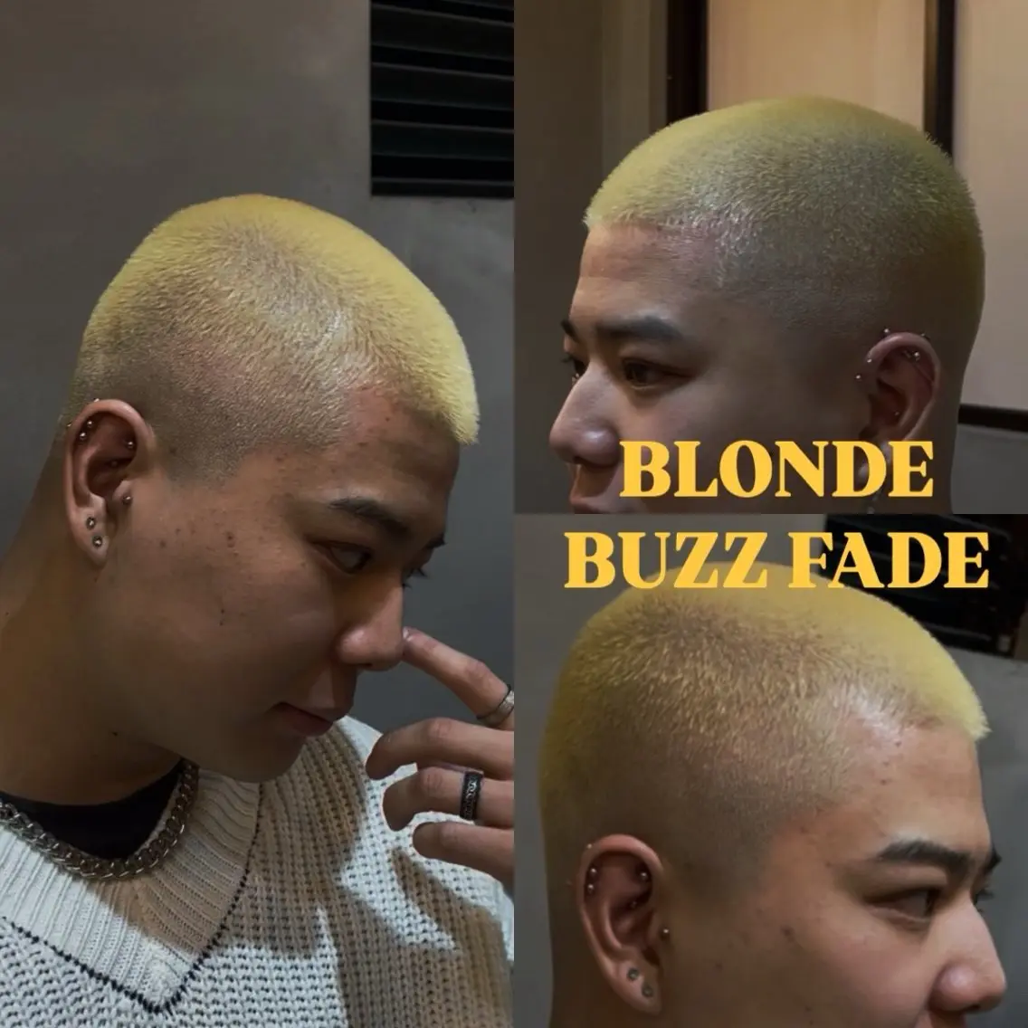 ショート カラー メンズ フェードカット 海外風メンズ🇺🇸 💈N.Yuto💈の眉毛・アイブロウイメージ