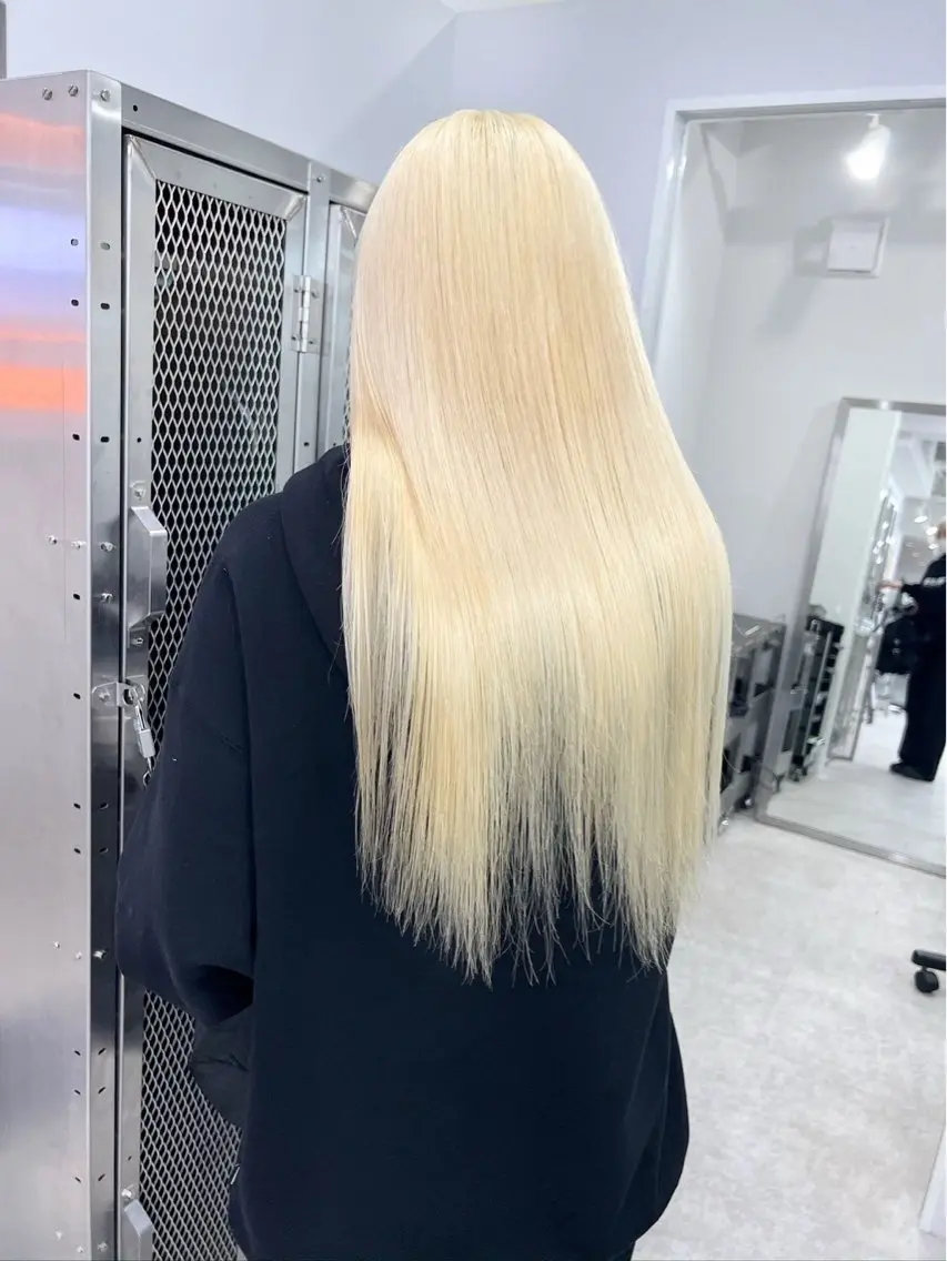 ロング カラー KIRYU SARAのヘアスタイル