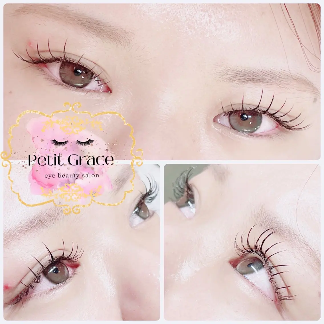 マツエク・マツパ フラットラッシュ Petit graceのマツエク・マツパデザイン