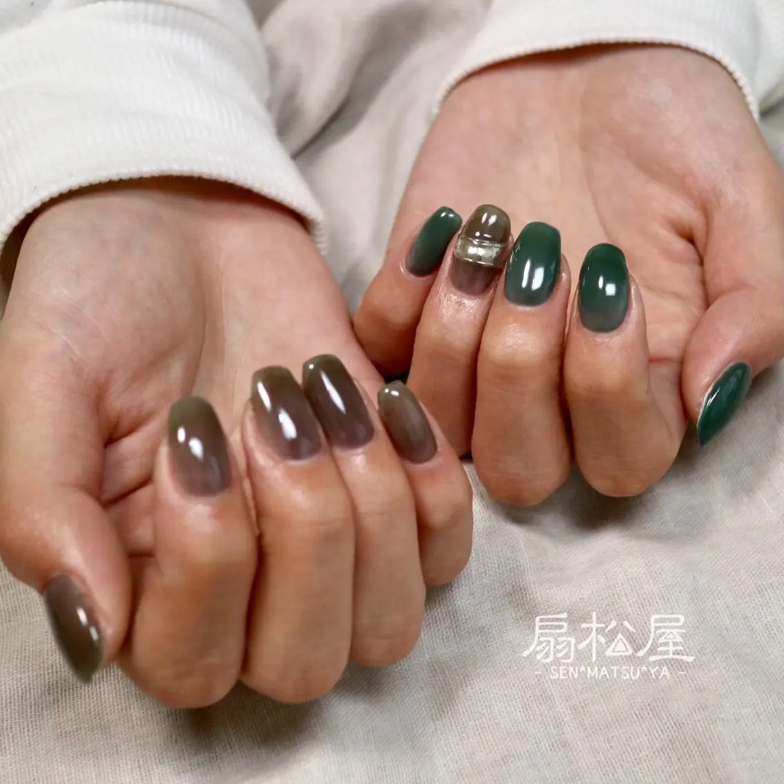 ネイル 扇松屋 marie.nのネイルデザイン