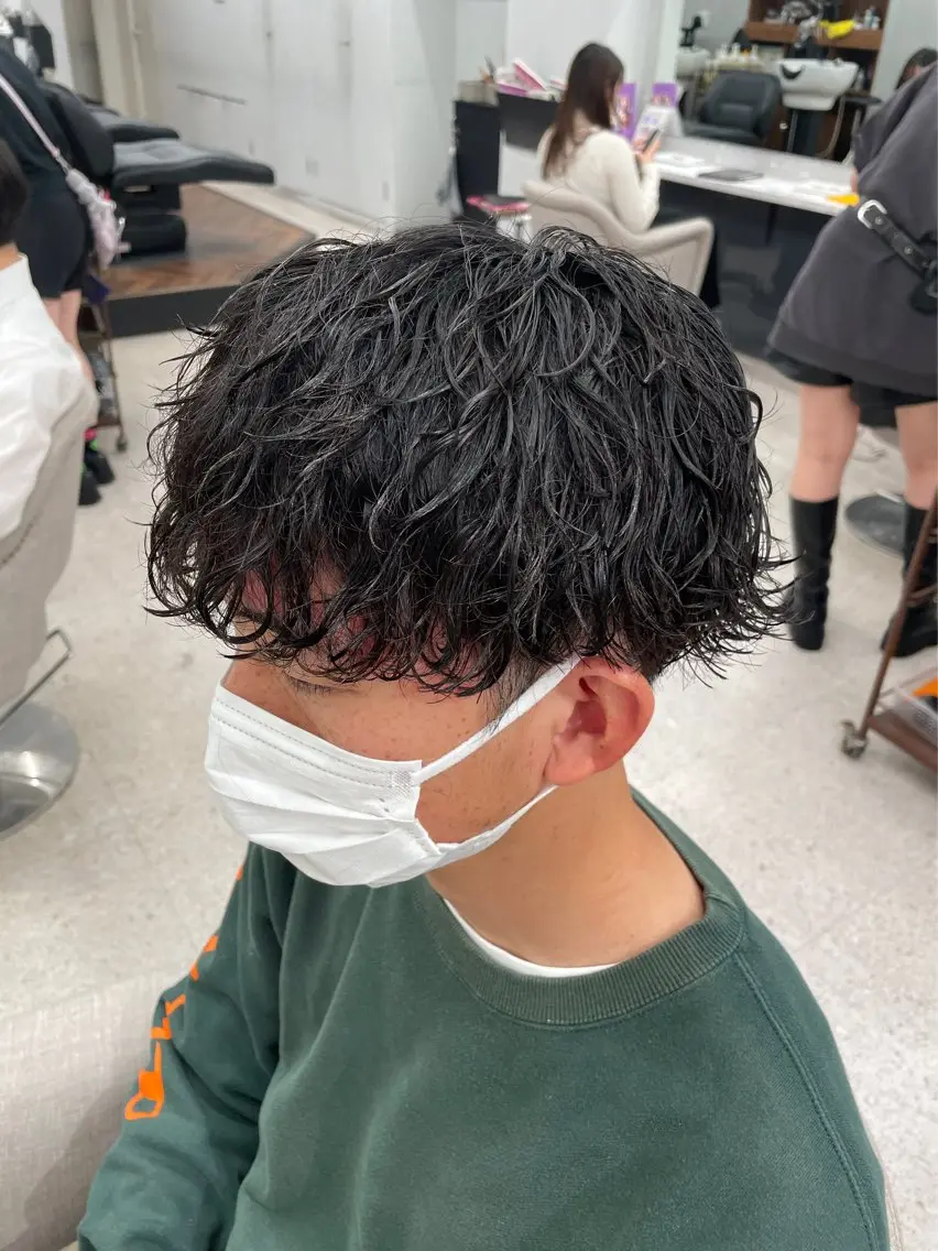 パーマ メンズ 京都河原町 メンズパーマ助川龍哉のヘアスタイル