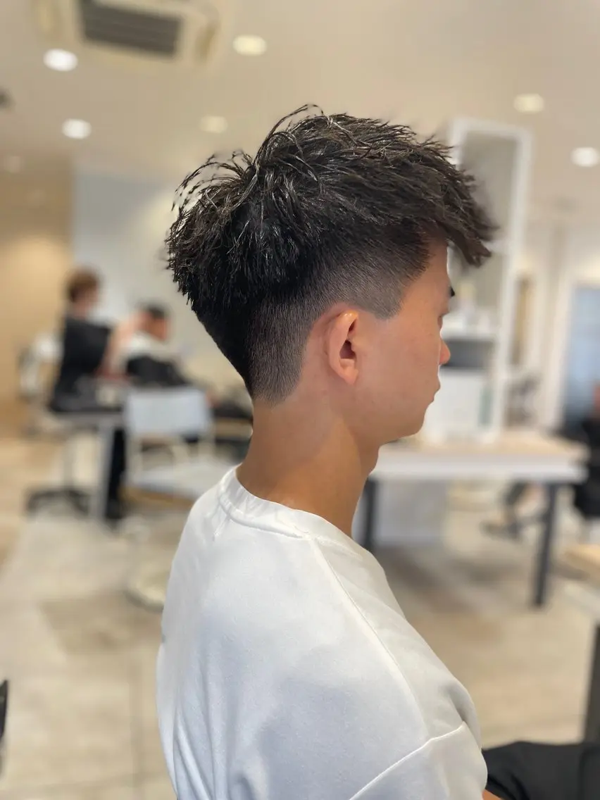ショート パーマ メンズ カット パーマ メンズパーマ/カット / 古川　諒のヘアスタイル