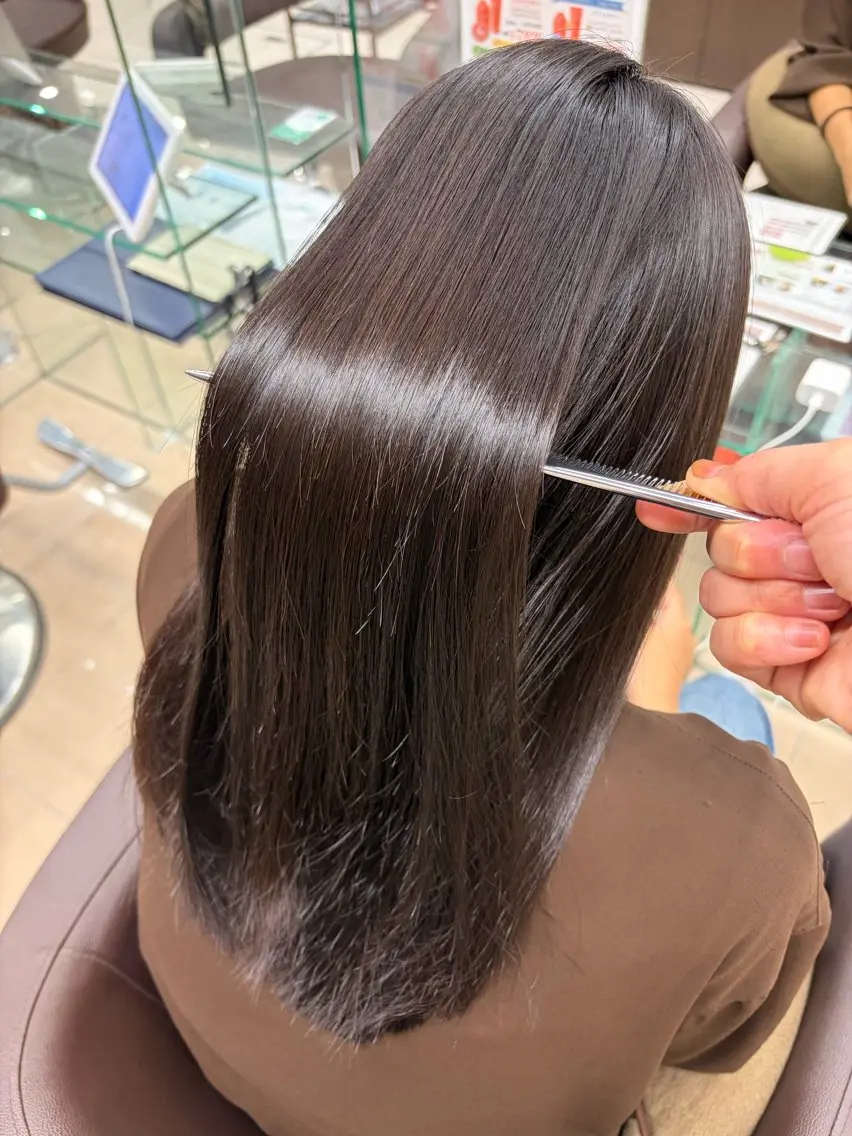 ロング 縮毛矯正/髪質改善 kazu🐰のヘアスタイル