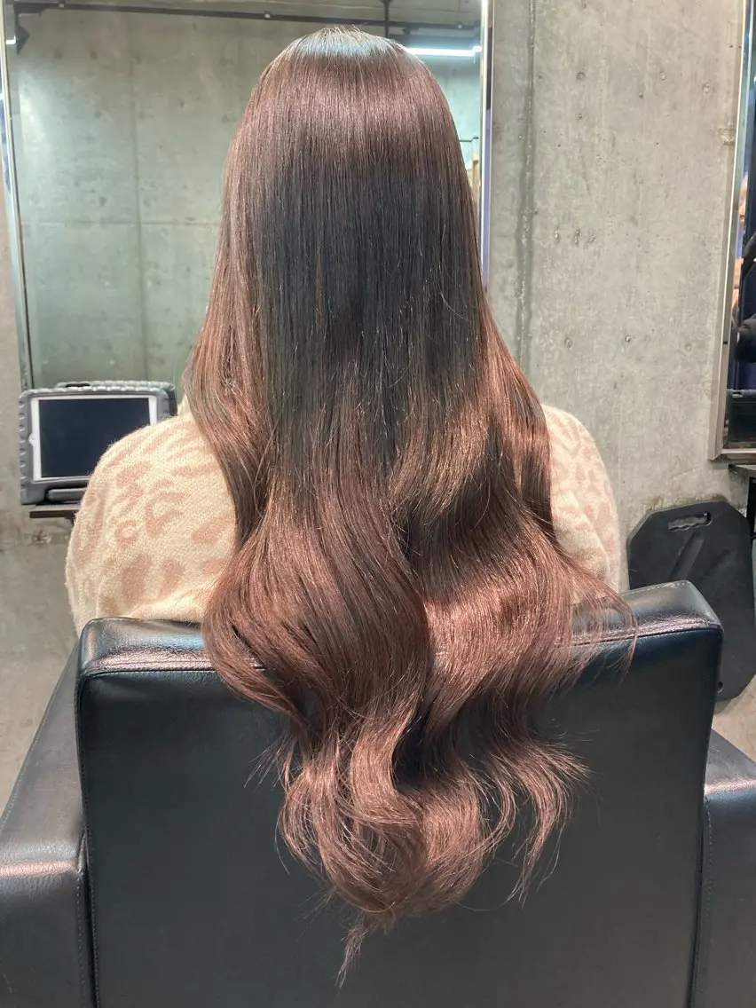 ロング カラー ヘアカラー エクステ ✨最安値✨エクステ カラー🌼つきな🌼のヘアスタイル