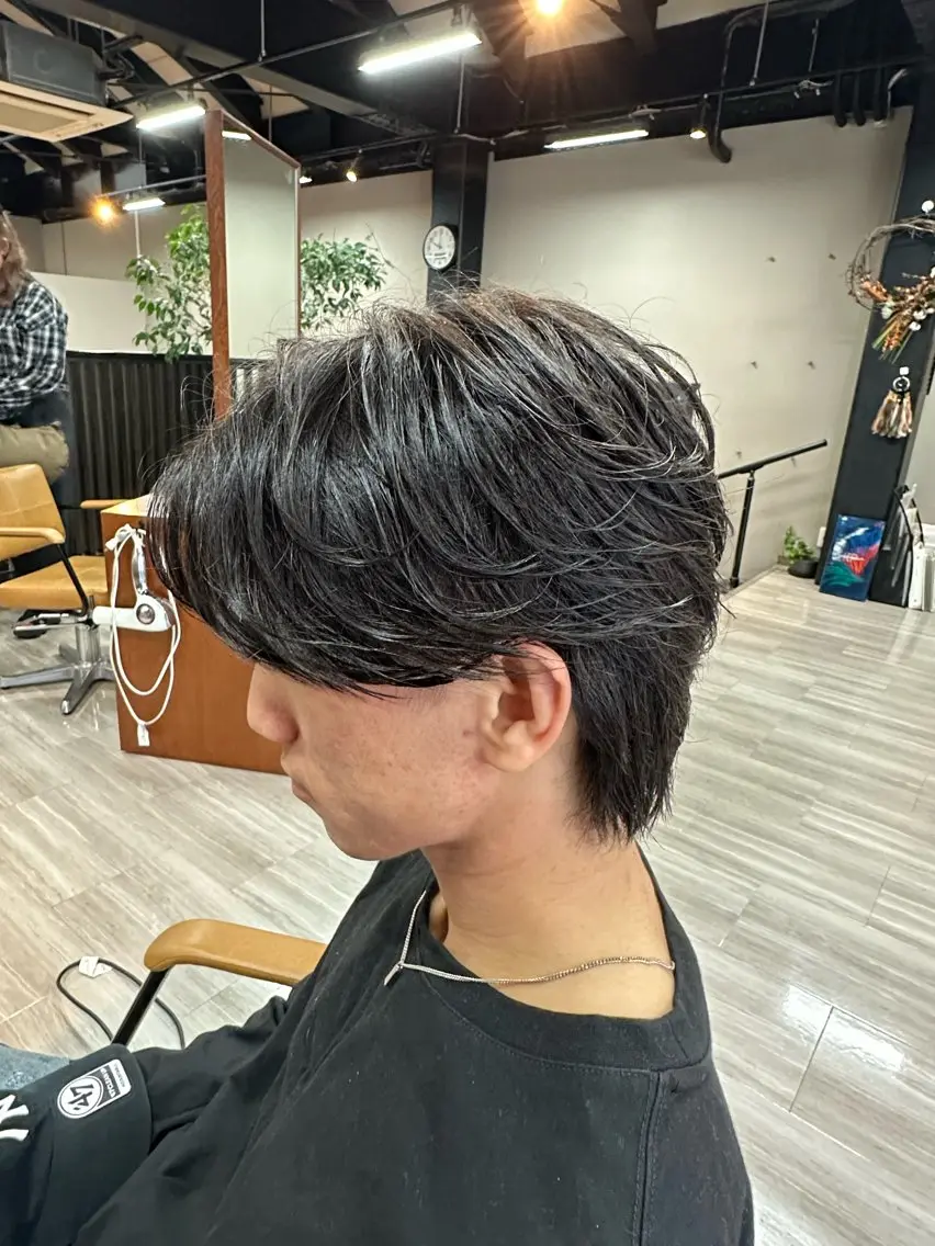 メンズ arika オケシ　リョウダイのヘアスタイル