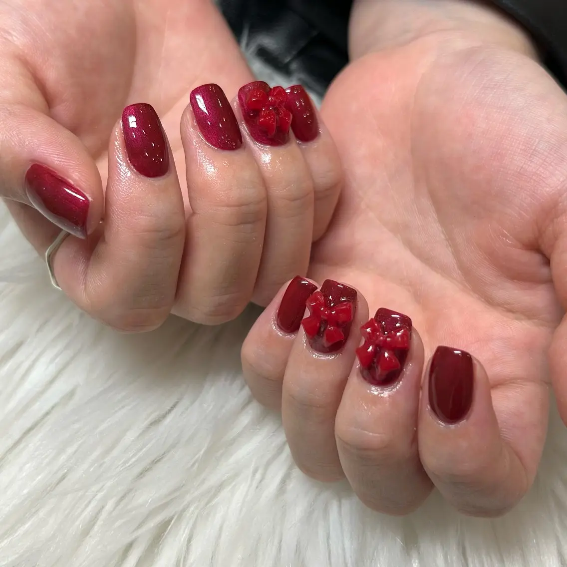 ネイル リボン SOARE TADAのネイルデザイン