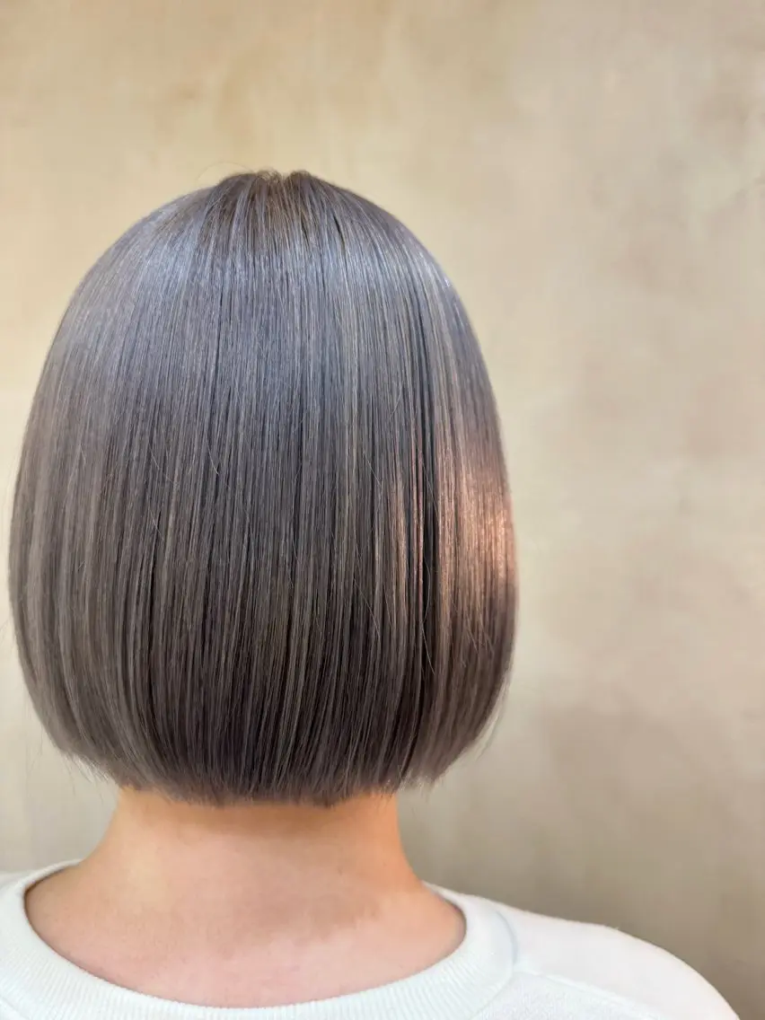 ミディアム カラー カット ヘアカラー トリートメント ダブルカラー /レイヤー/アリサのヘアスタイル