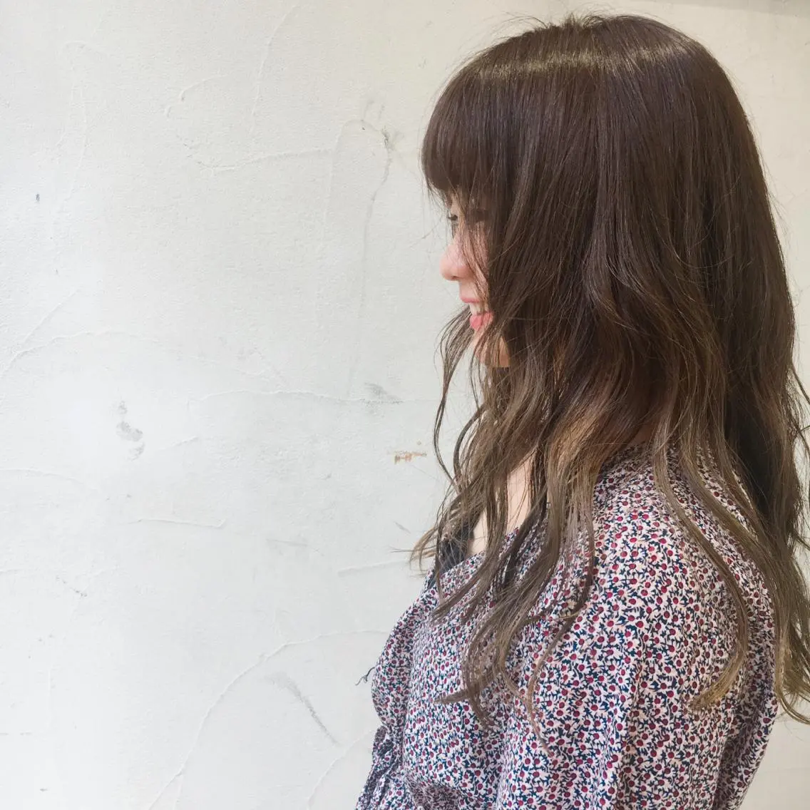 ロング カラー ヘアアレンジ ミドウチ アヤカのヘアスタイル