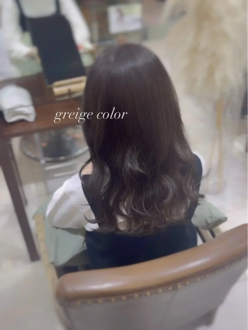 セミロング カット ヘアカラー トリートメント 透明感カラー/ 艶感カラー/RAMUのヘアスタイル