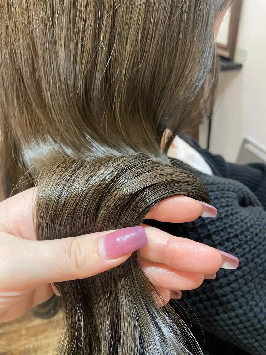 ロング カット ヘアカラー トリートメント 透明感カラー/ 加瀬たまものヘアスタイル