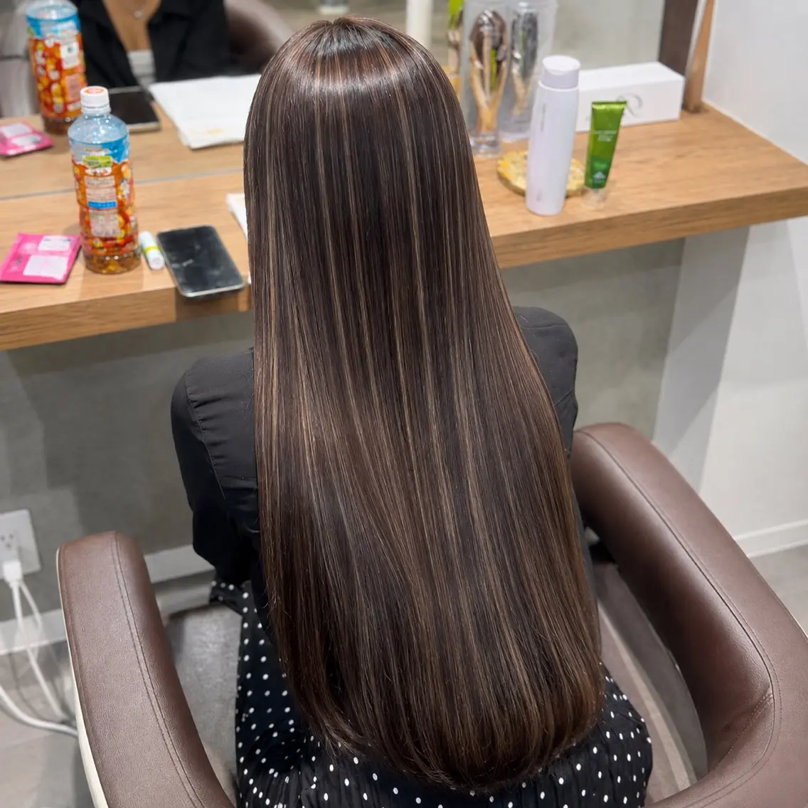 ロング カラー ヘアカラー 透明感カラー/ 銀座/KANAのヘアスタイル