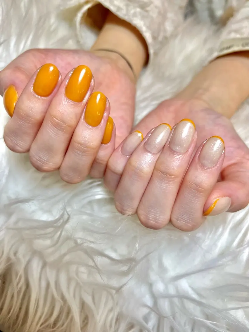ネイル ワンカラーネイル ハンドネイル 新宿御苑前店 島倉のネイルデザイン