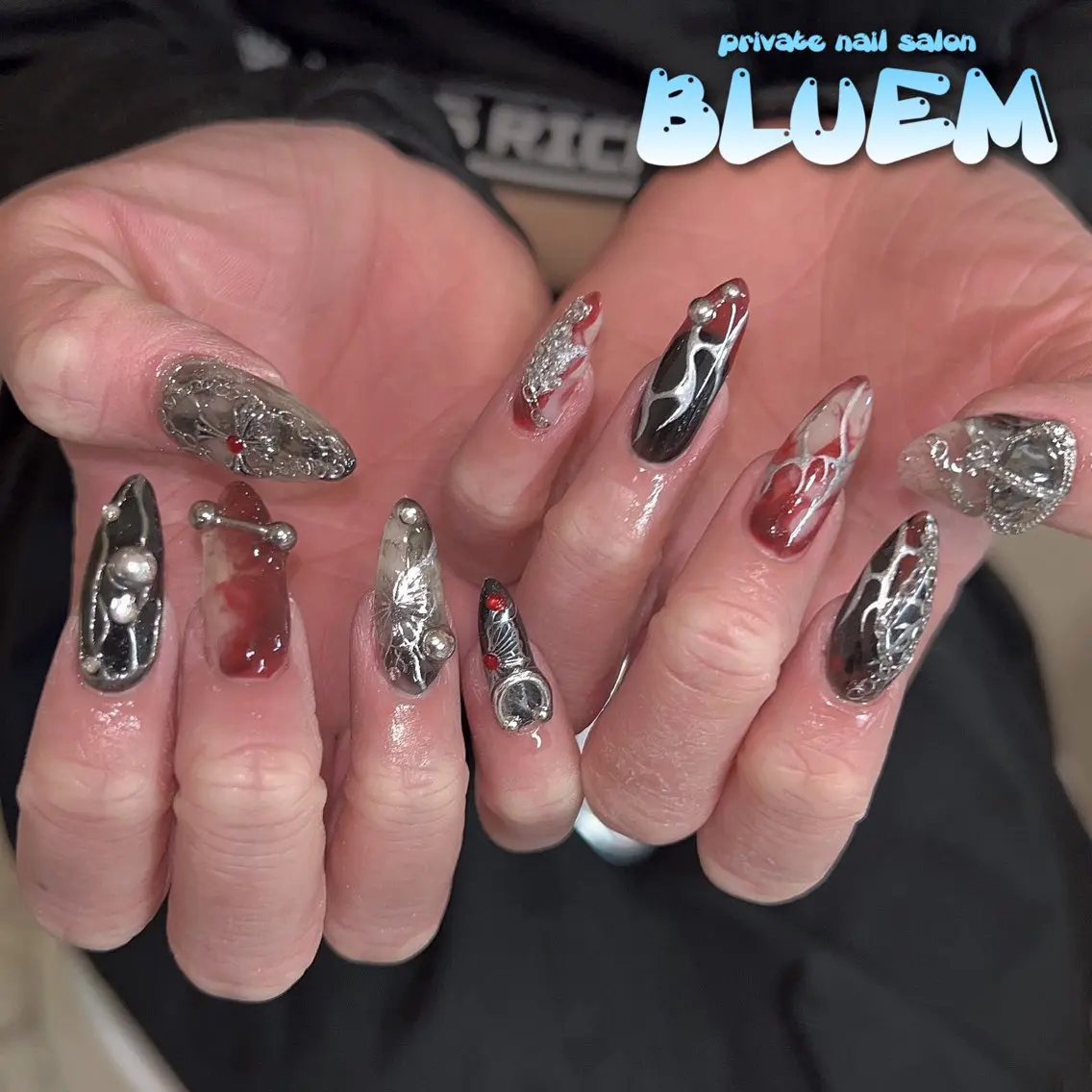 ネイル ハンドネイル BLUEM なな🐶のネイルデザイン