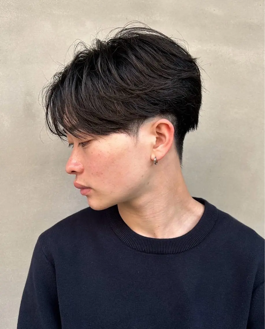 メンズ センターパート マッシュ メンズ専門 / Hibikiのヘアスタイル