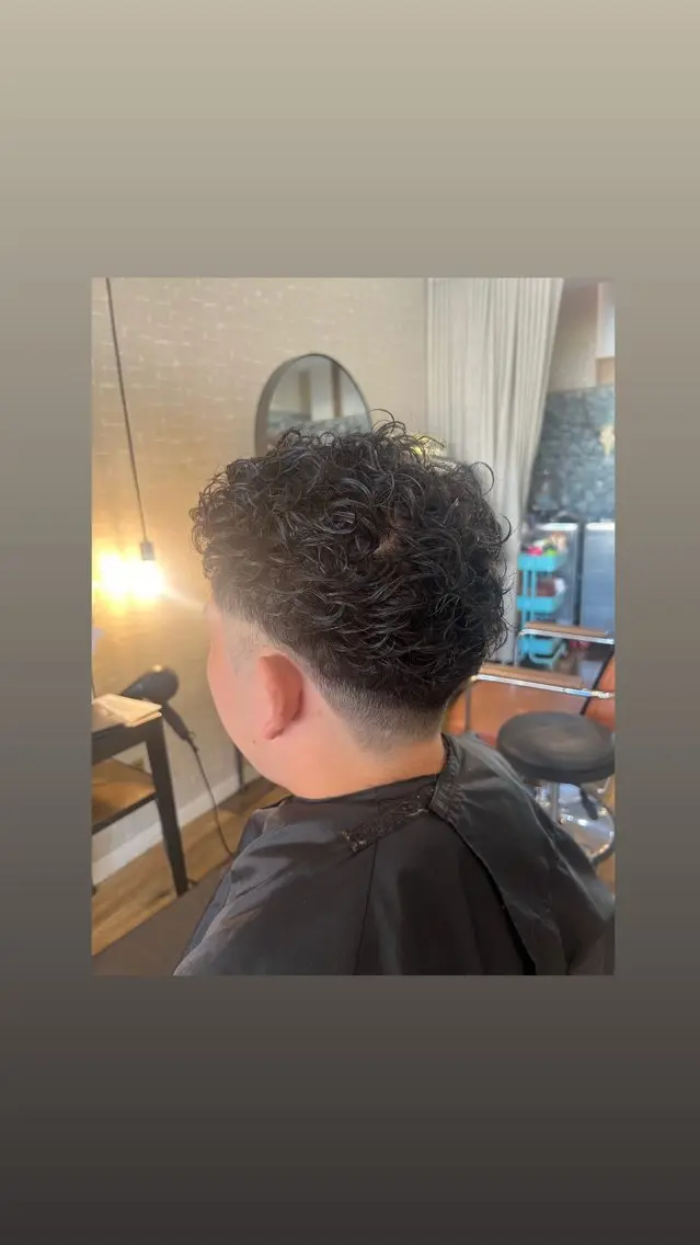 パーマ メンズ ビジネス メンズパーマ カット パーマ 倉谷 恭平のヘアスタイル