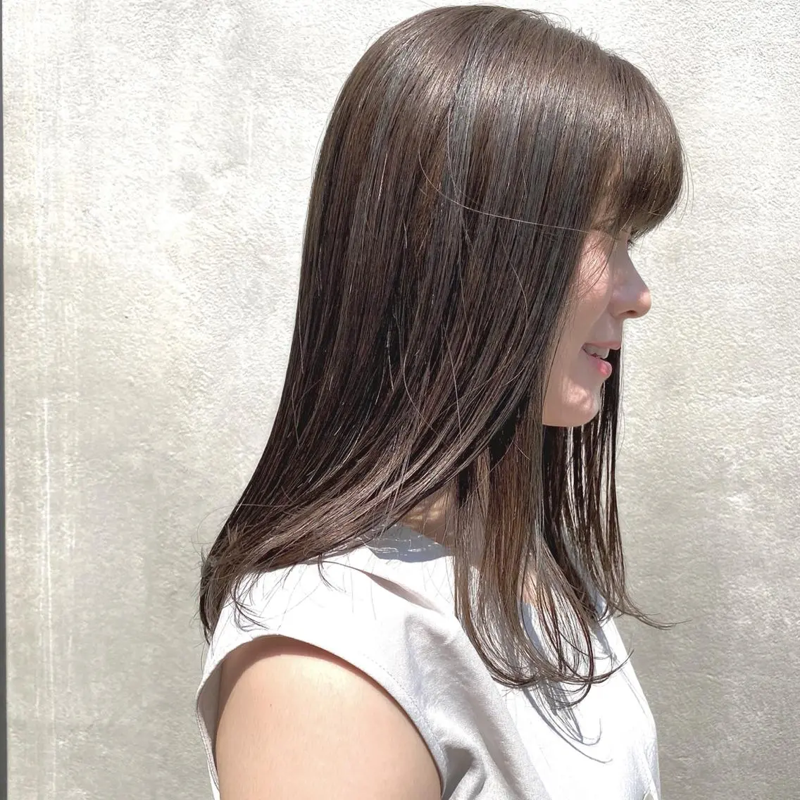セミロング カラー パーマ ヘアアレンジ カット ヘアカラー 縮毛矯正 トリートメント 【ダメージレス施術】 【透明感】北村 拓也のヘアスタイル