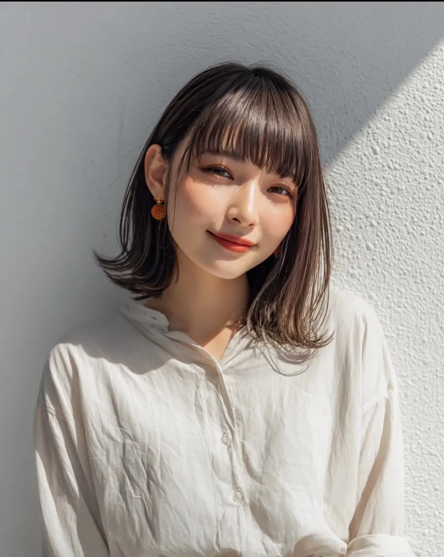 うる艶カラー+トリートメントの写真