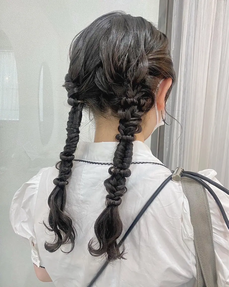 セミロング ヘアアレンジ エクステ&ヘアセット Milaのヘアスタイル