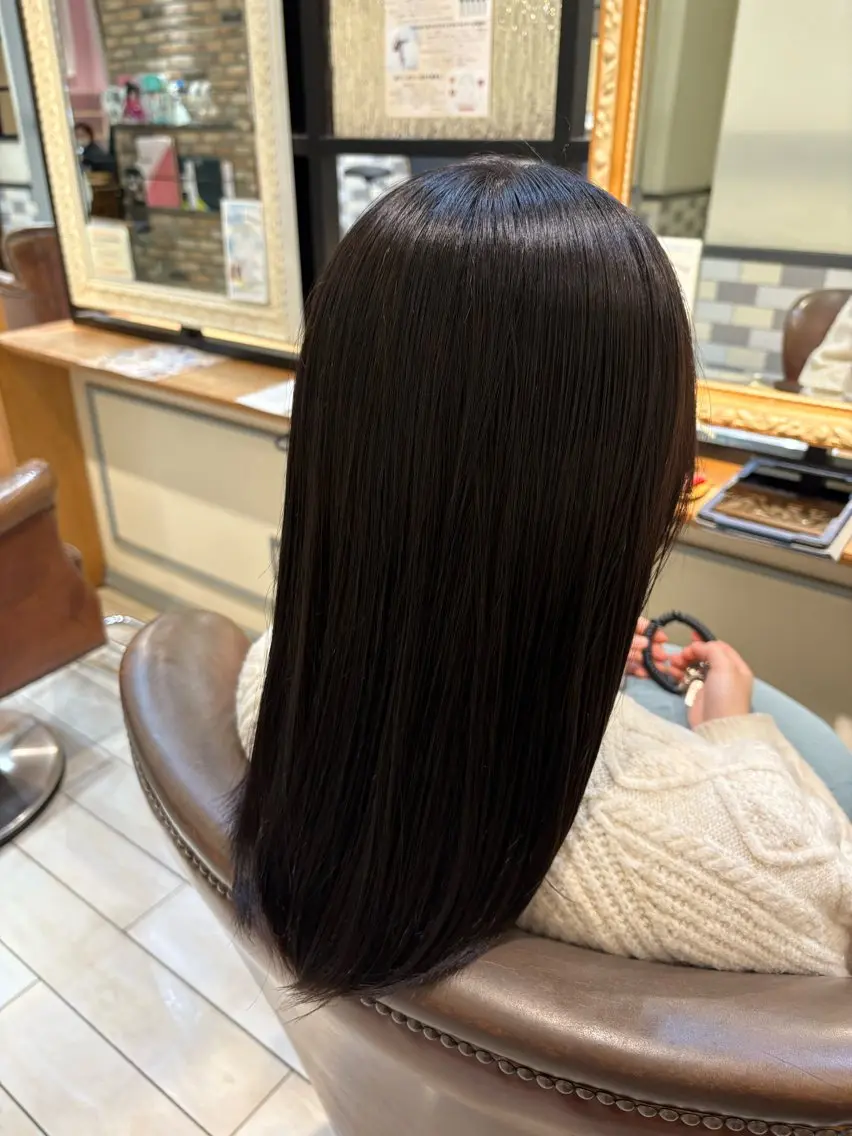 【平日限定】ワンカラー(ブリーチなし) + 10分スパ💆♀️✨の写真