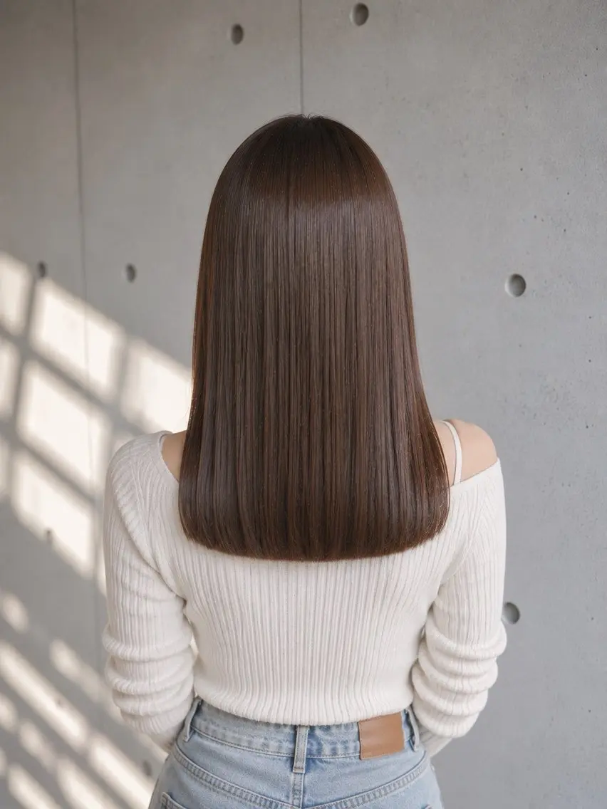 セミロング たまプラーザ駅 YAMATOのヘアスタイル