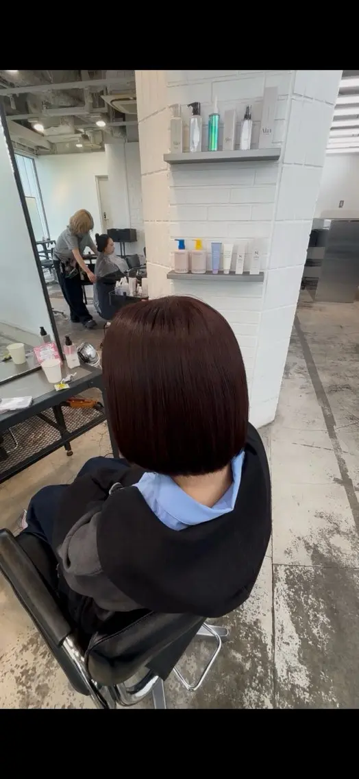 ショート カラー ヘアカラー トリートメント ダメージレス艶髪 🦋MISAKI🦋のヘアスタイル