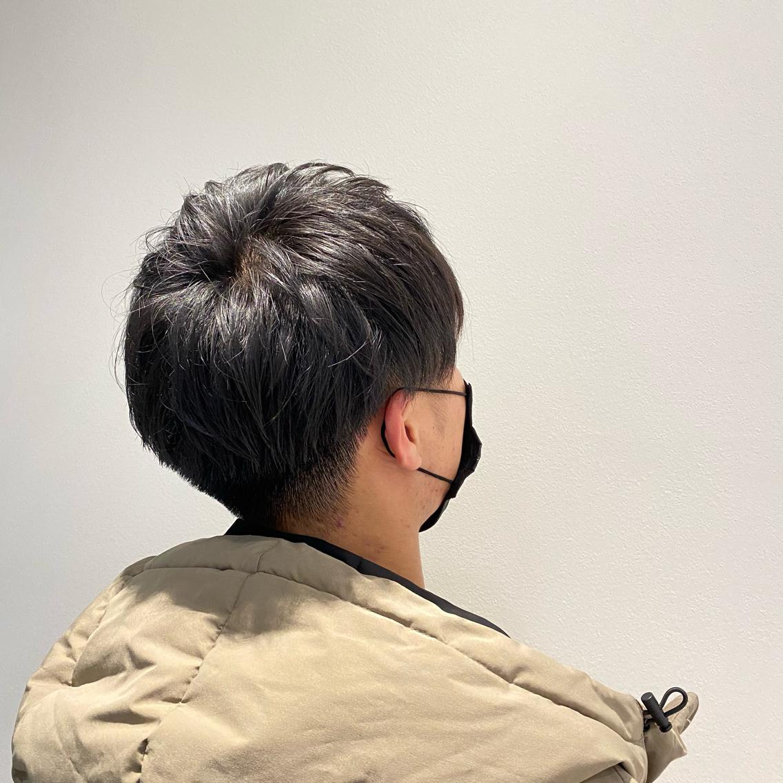 ショート メンズ ツーブロック 刈り上げ Rubik's 梅田茶屋町/叶莉のヘアスタイル