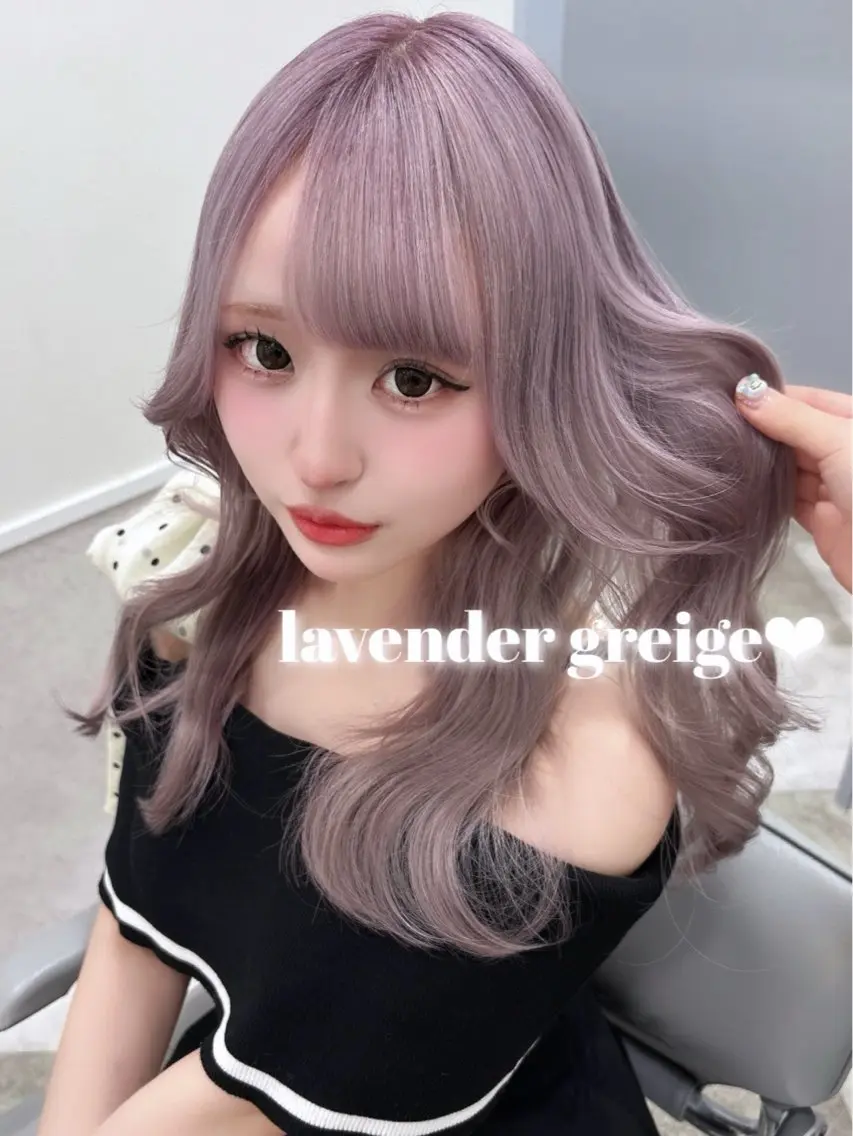 ロング カラー 💎のぼりゆい/大須 ブリーチなしWカラーのヘアスタイル