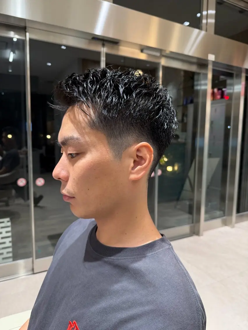 ショート メンズ 🔥メンズパーマ🔥 鈴木 翔斗のヘアスタイル