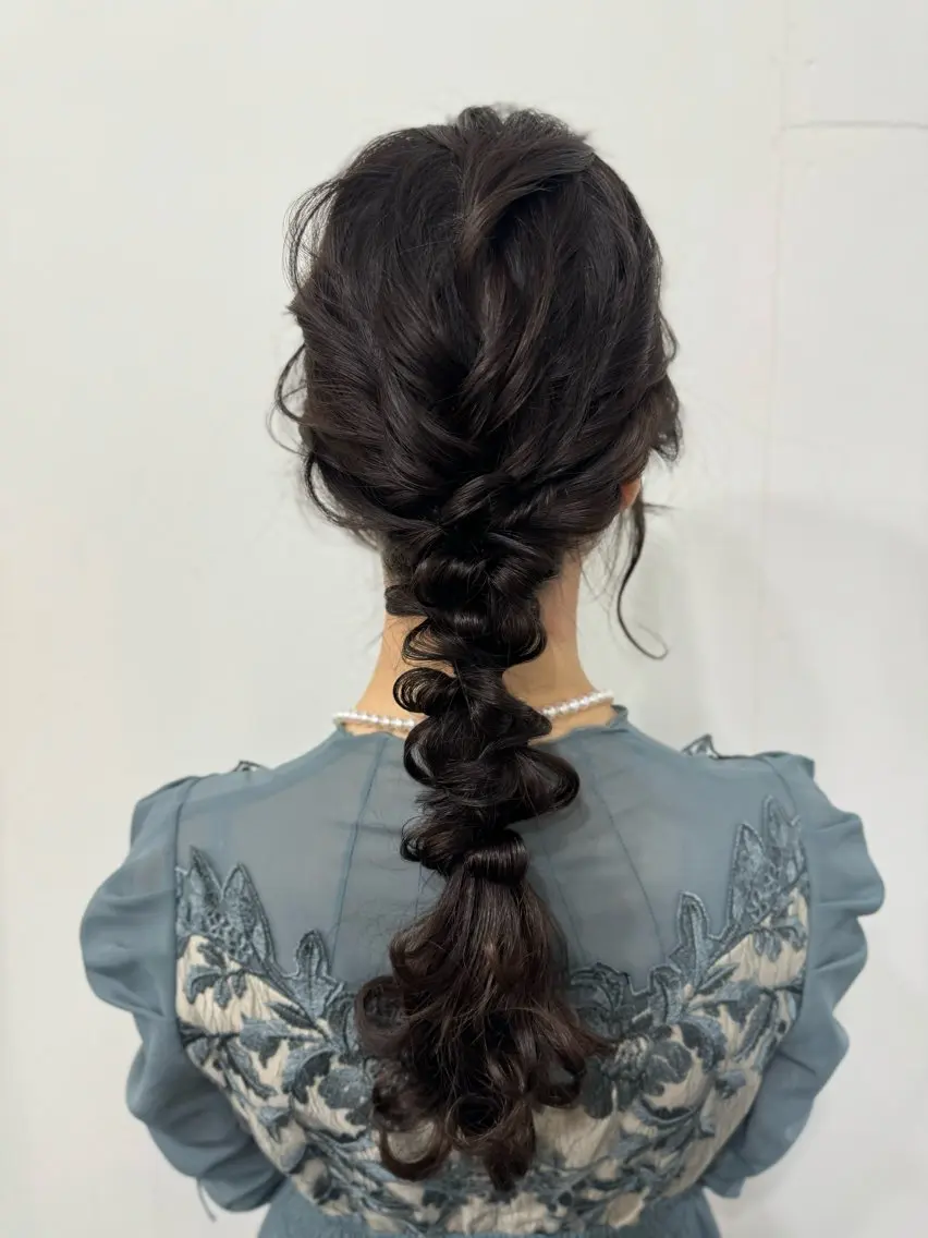 ロング ヘアセット 🌷名駅/髪質改善 ヘアセット/モネ🌷のヘアスタイル
