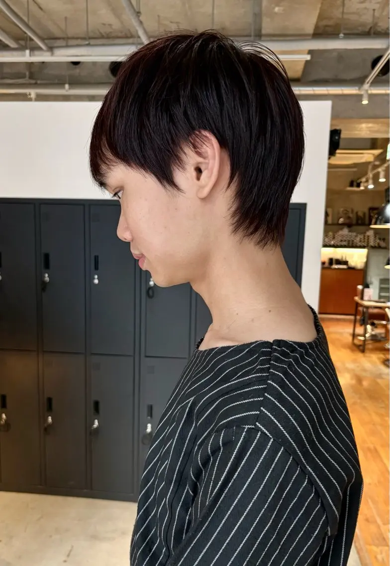 ショート カット ヘアカラー men's大人っぽさ 🌱ナチュラル/るきのヘアスタイル