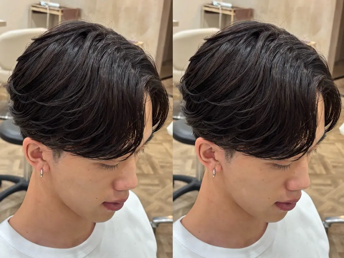 ショート パーマ メンズ メンズパーマ ニュアンスパーマ カット パーマ トリートメント パーマ職人DAIKI ツイスパ/波巻きのヘアスタイル