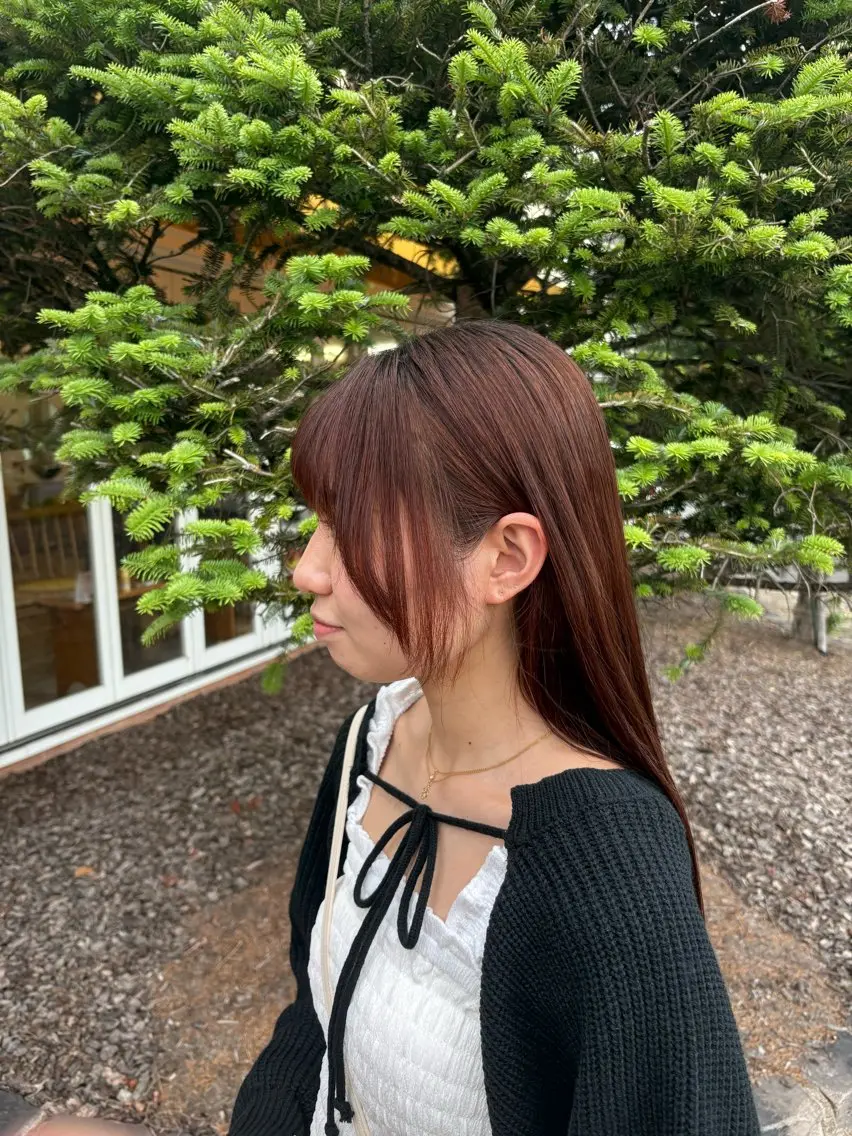 ロング 縮毛矯正 Flat /rina🧸のヘアスタイル