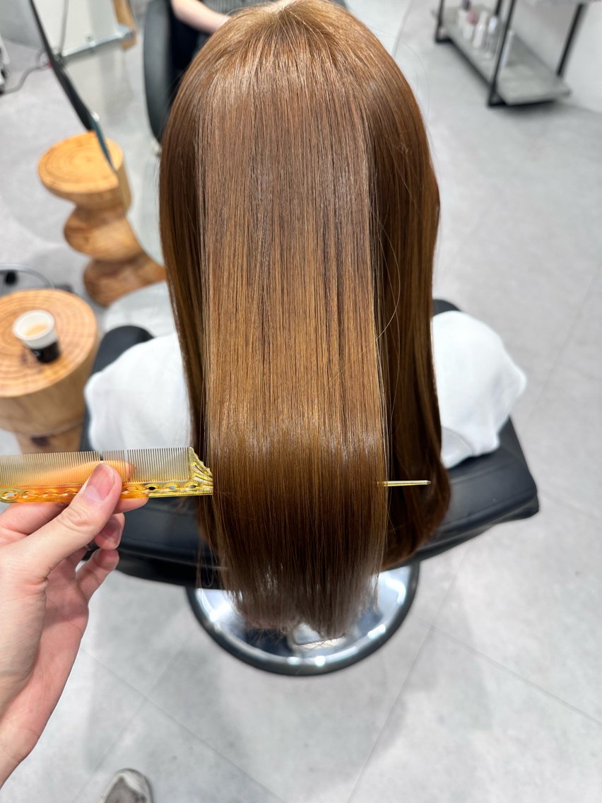 ロング 縮毛矯正 トリートメント 古川 洋之のヘアスタイル