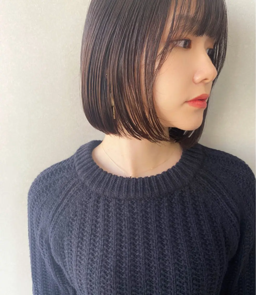 ショート ボブ -福岡博多筑紫口- 大津成美のヘアスタイル