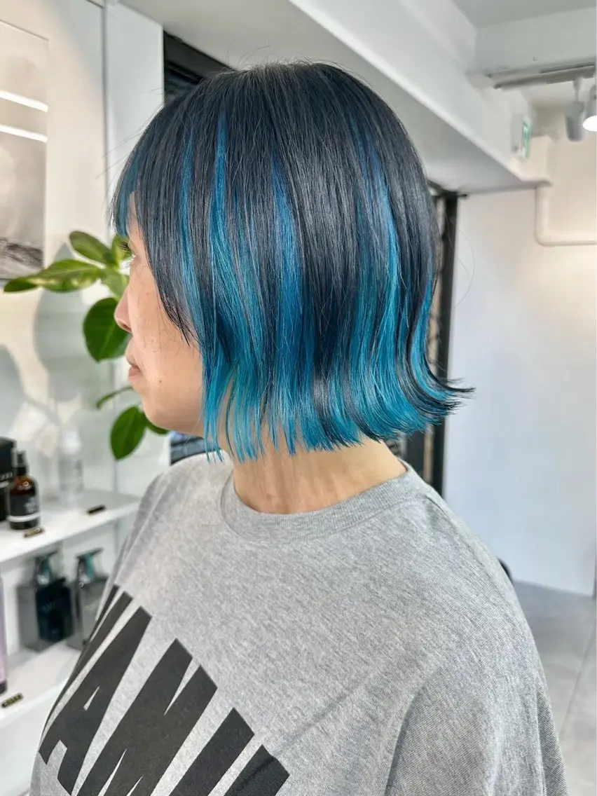 カラー デザインカラー ハイトーンカラー ヘアカラー ブリーチ/推しカラー Hanaのヘアスタイル