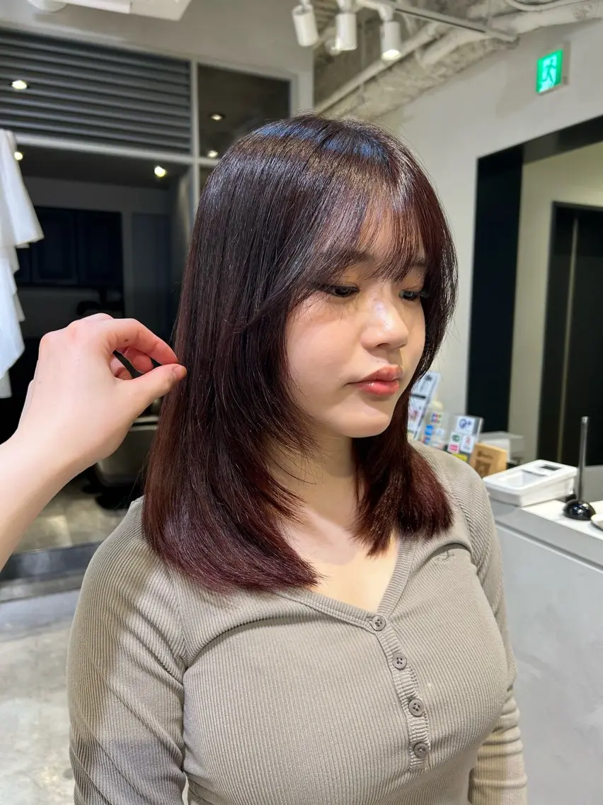 カラー 骨格診断カット ひより FILMSのヘアスタイル