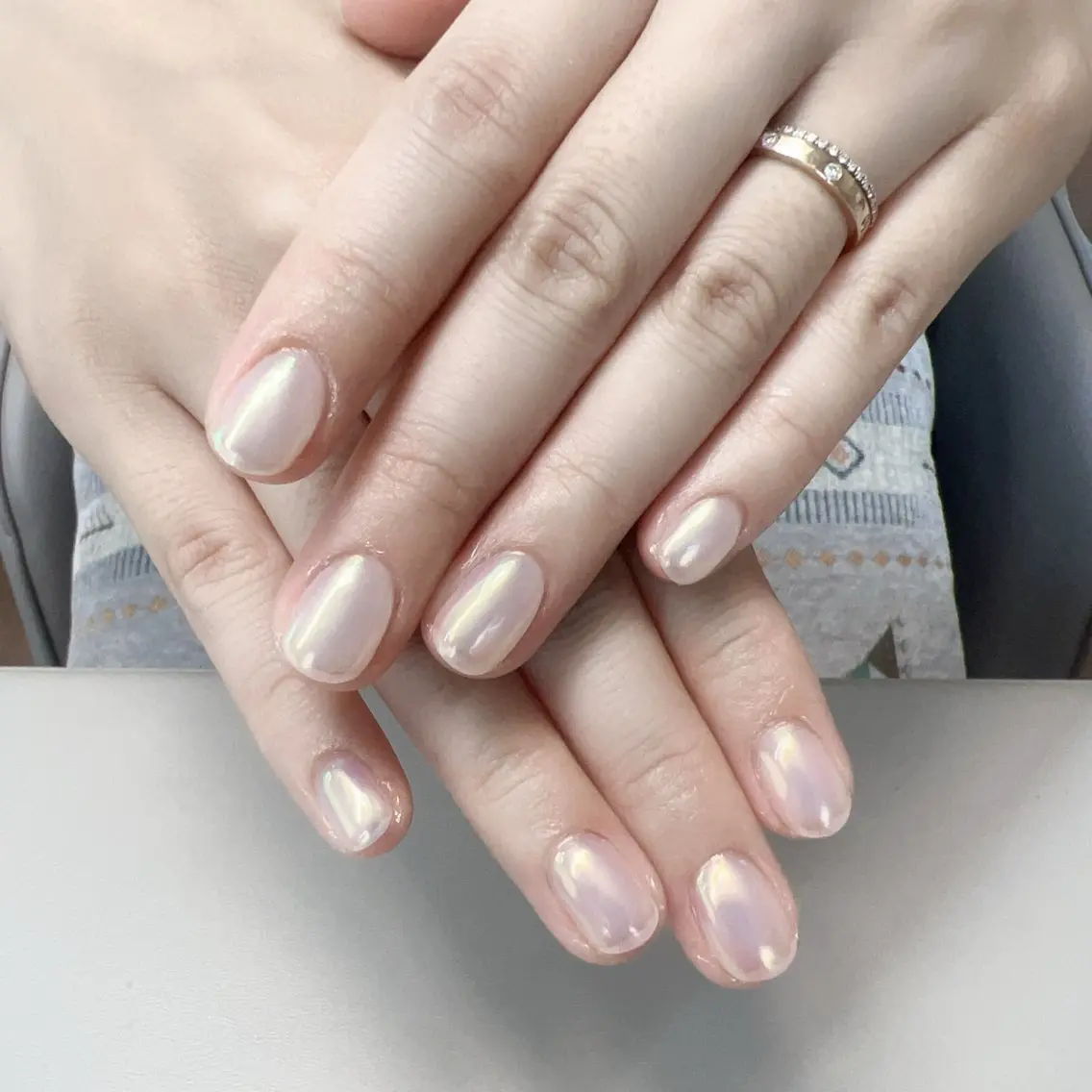 ネイル アートネイル チークネイル 長さ出し フレンチネイル ジェルネイル Rika  nail cocoのネイルデザイン