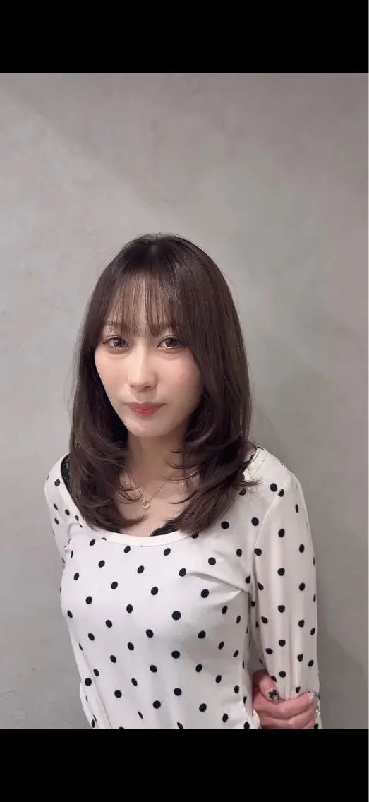 ミディアム ミディアムレイヤー 韓国風ヘア レイヤーカット ✨レイヤー/韓国 /✨ヘア山下 遥のヘアスタイル